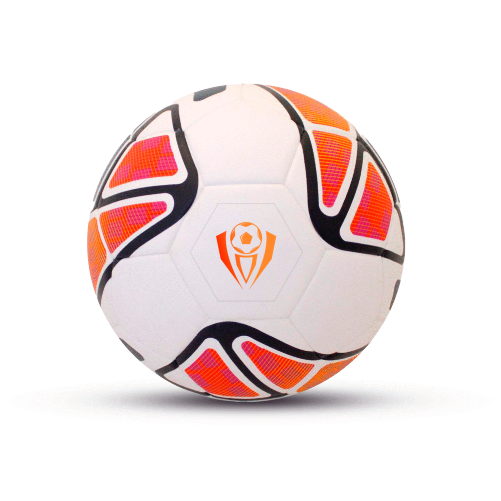 Custom Soccer Ball – Orange Pattern