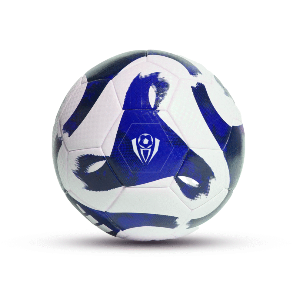 Custom Soccer Ball – Blue Pattern